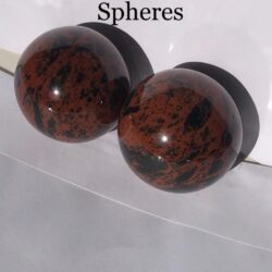 Mahagony Obsidian Spheres