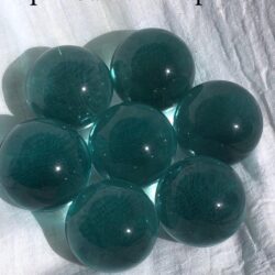 Aqua Obsidian Spheres