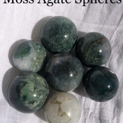 Moss Agate Spheres